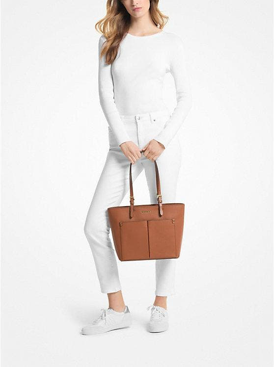 MD DBL POCKET TOTE VEGAN MATERIAL 
