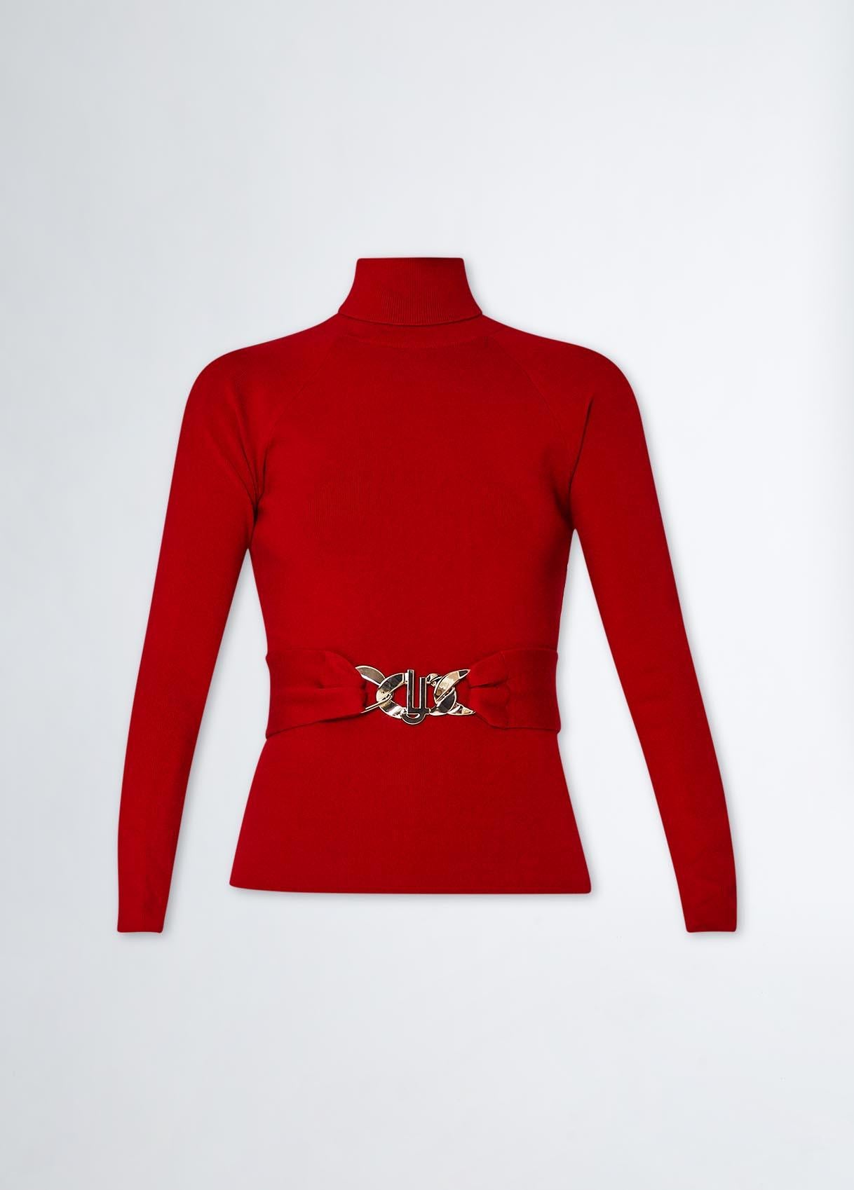 ECS MAGLIA CHIUSA M/L CUT-OUT CF3050MS99E/91761 LIU JO