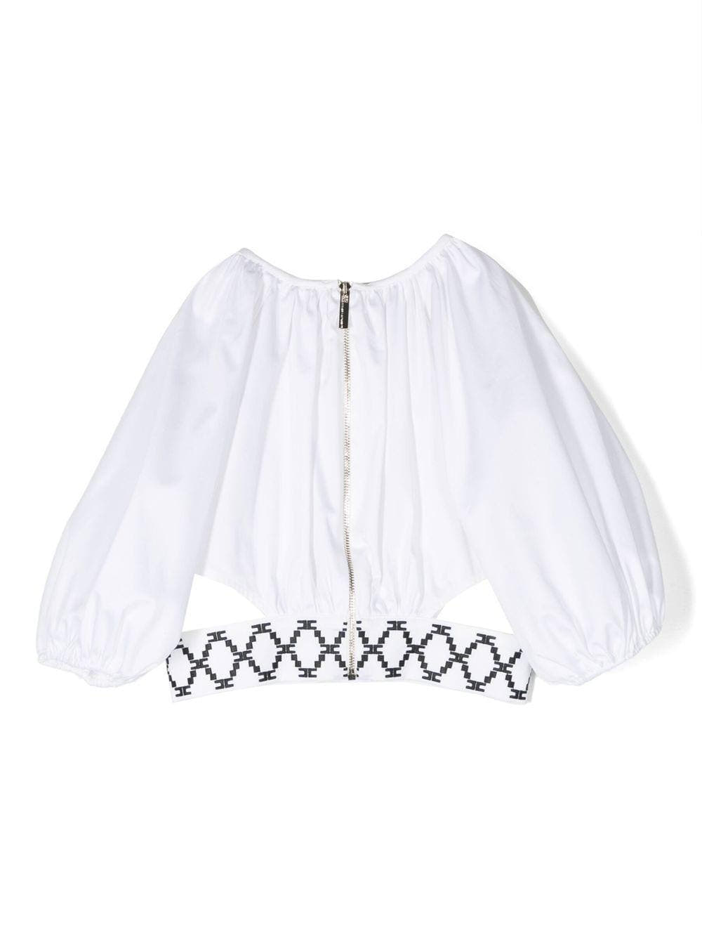 CAMICIA CON RICAMO LOSANGHE 