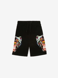 PANTERA TEMPERA SWEATSHORT CBCI001S22FLE004/1084 MARCELO BURLON COUNTY OF MILAN