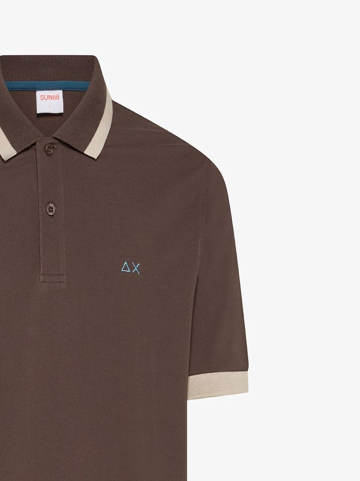 POLO BIG STRIPE ON COLLAR S/S 