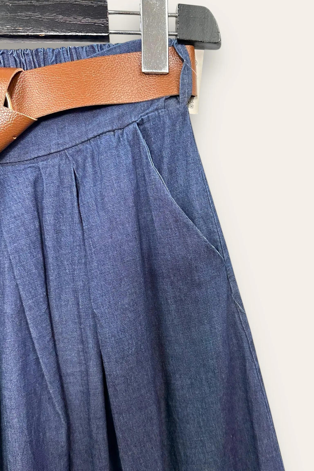 Gonna midi in chambray 