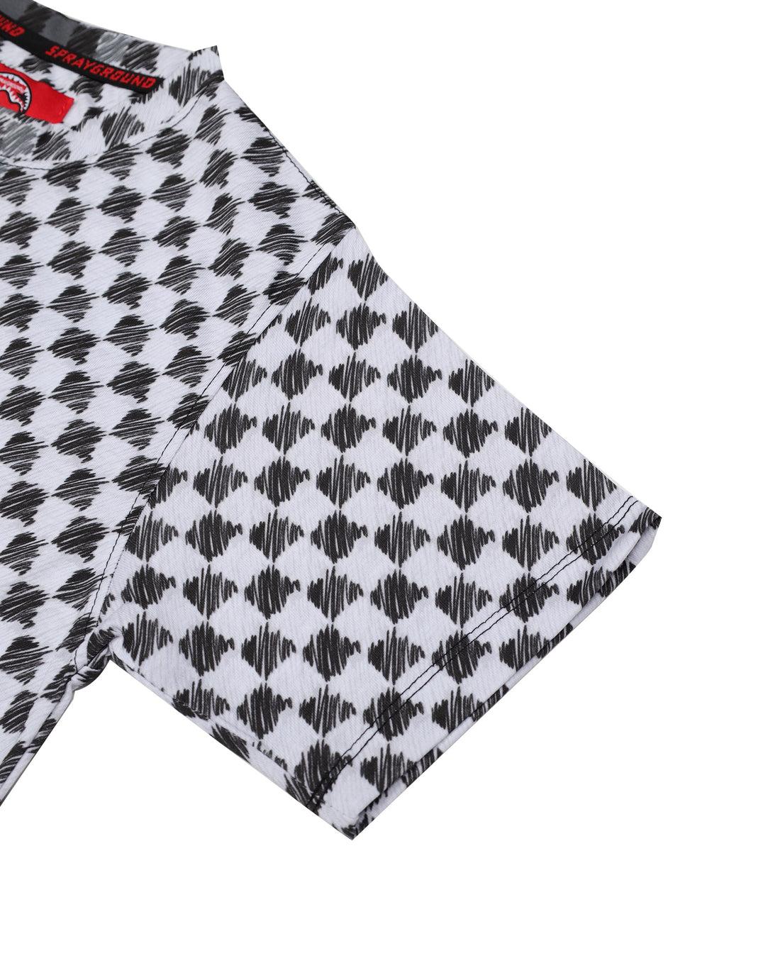 CHECKERED SKETCH REGULAR T-SHIRT 