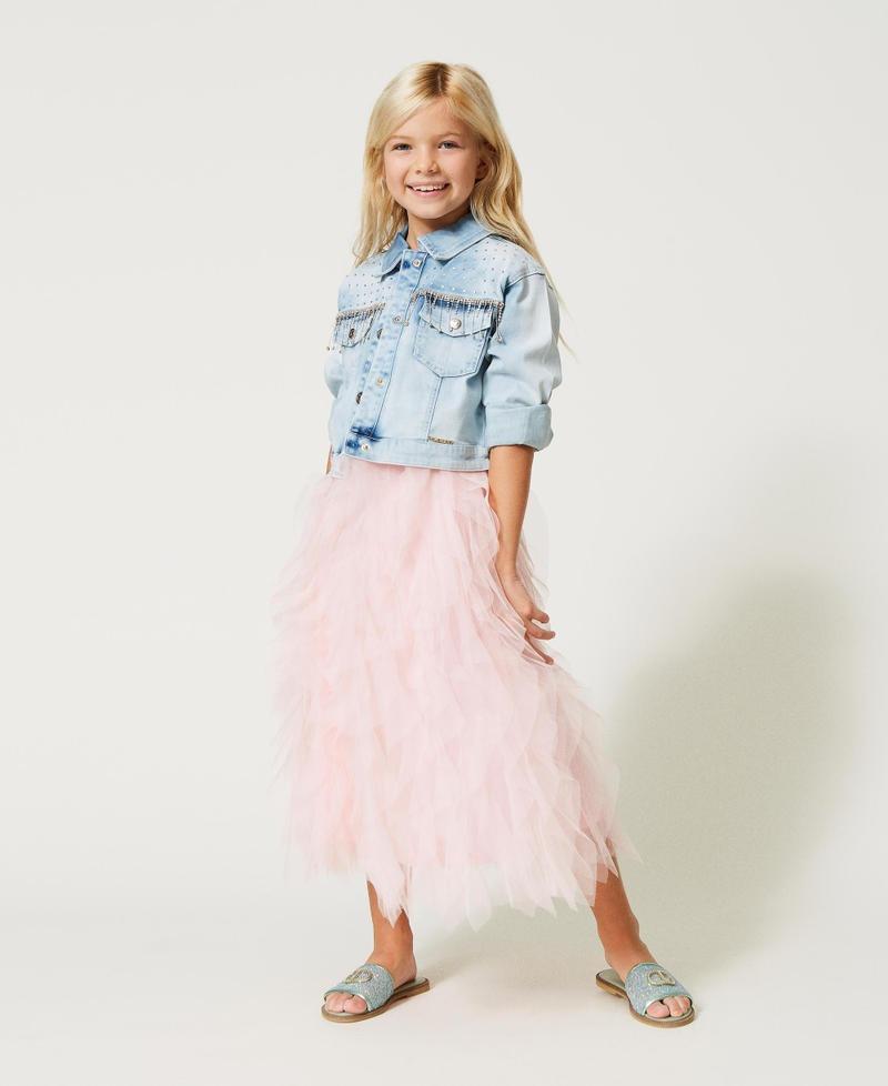 GONNA LUNGA IN TULLE 