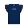 GUESS SS T-SHIRT W/MESH_CE