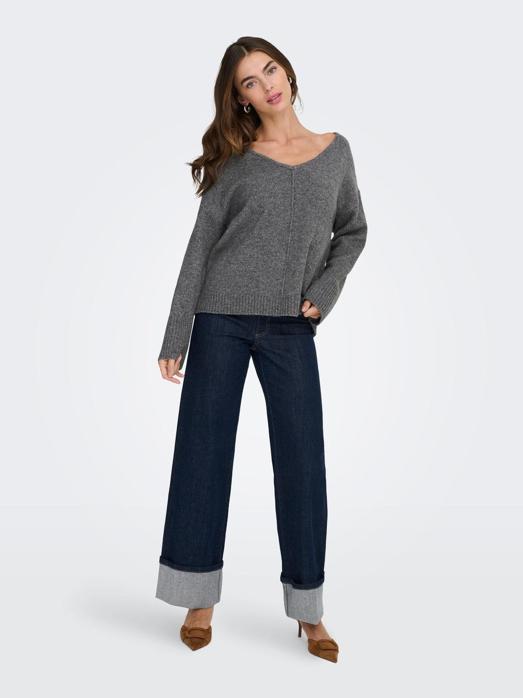 15353186/Medium Grey Melange ONLY