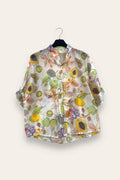 LOVEme Camicia misto tencel in fantasia