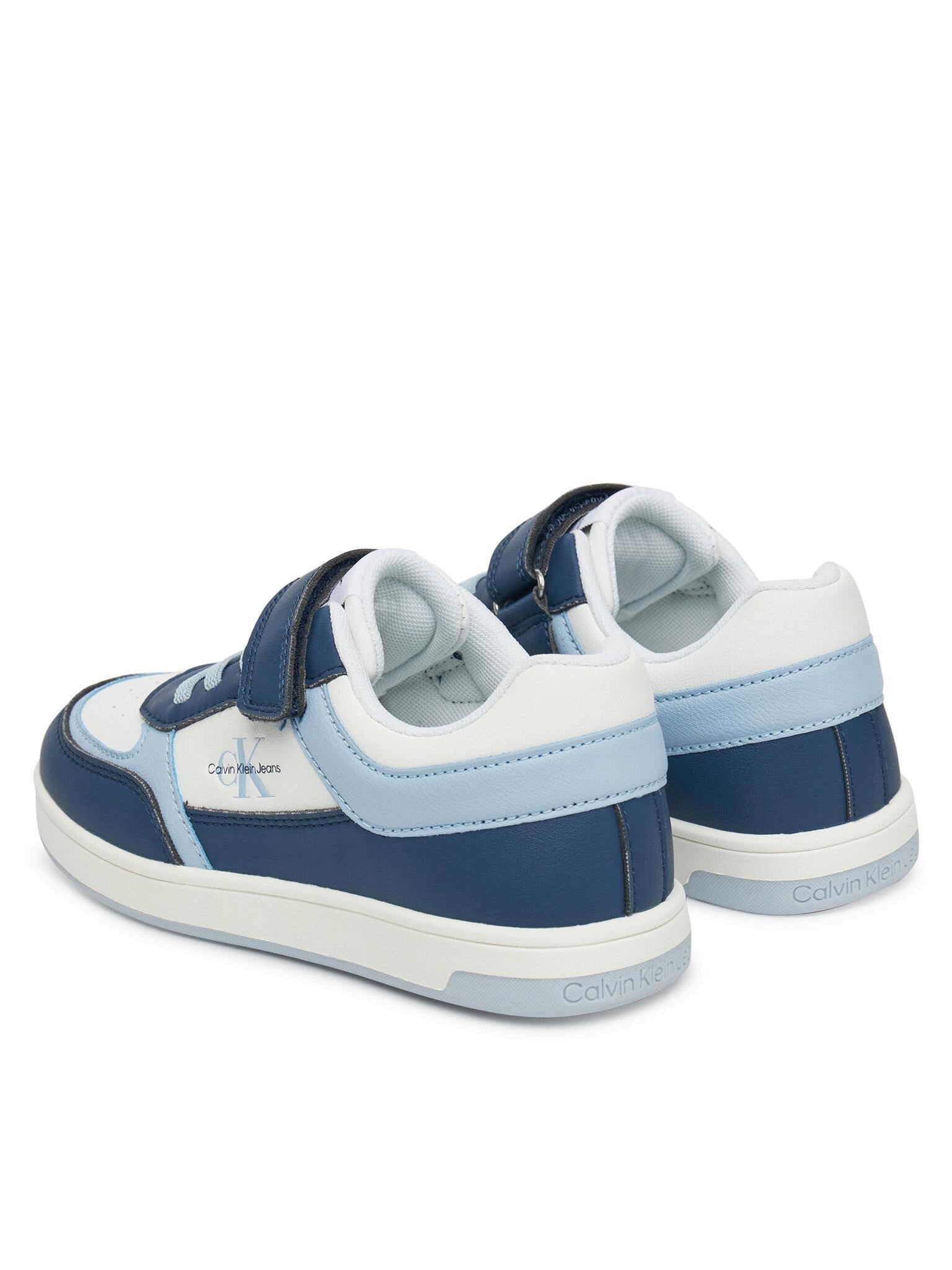 SNEAKER BASSA LACCI/VELCRO 