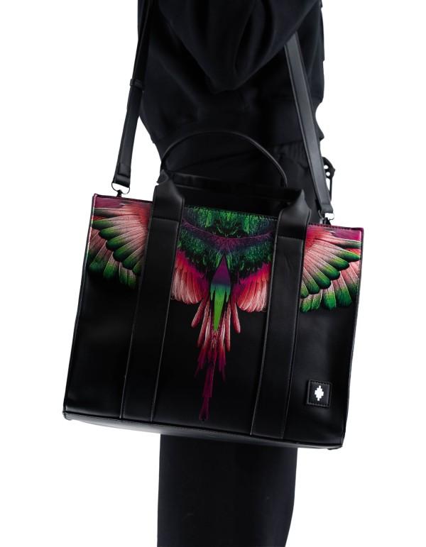 TOTE E.L. COMAF250127/NERO PINK MARCELO BURLON COUNTY OF MILAN