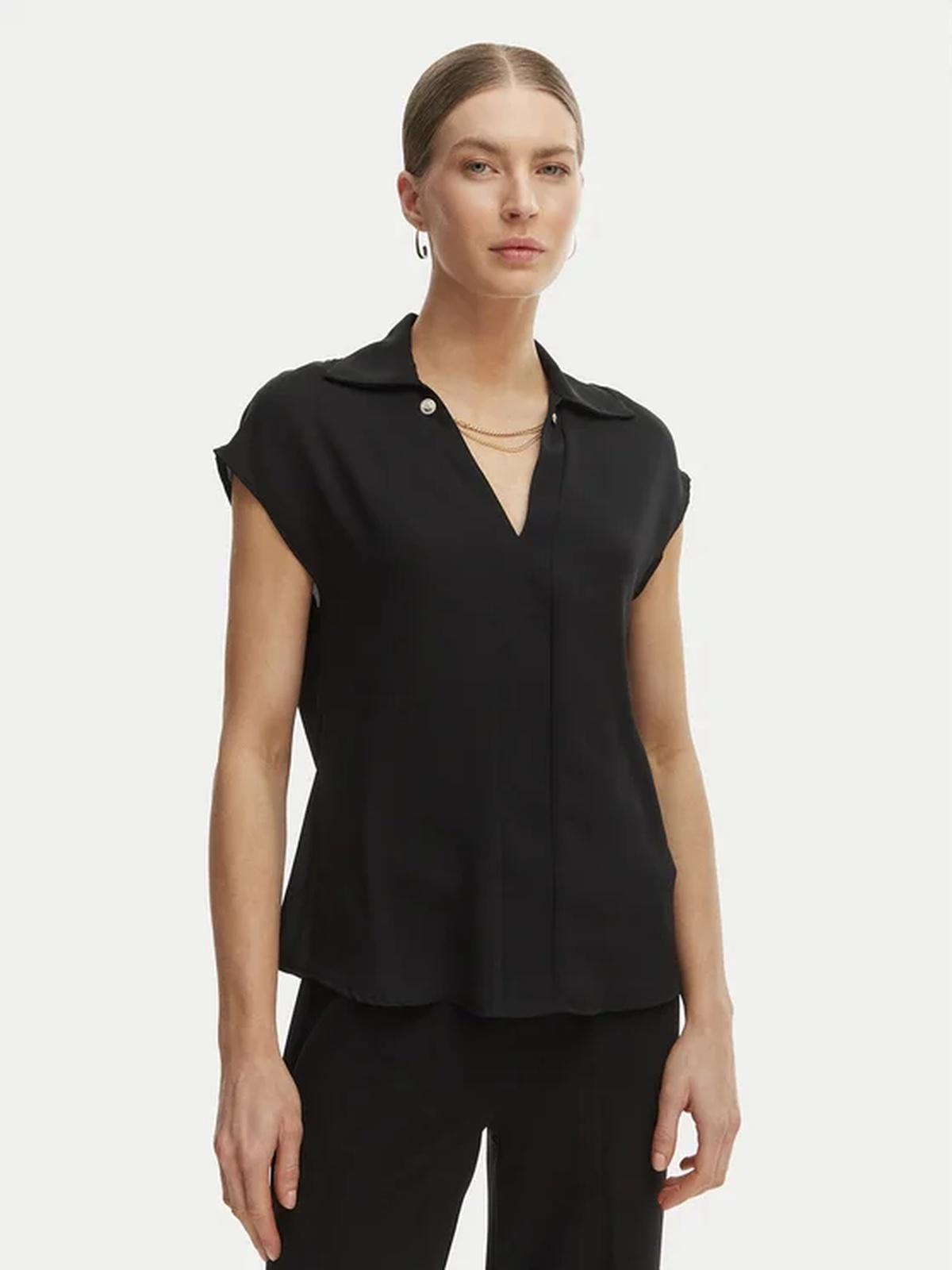 CFC 20253 B-BLUSA MANICA ALETTA TRIPLA GEORGETTE 