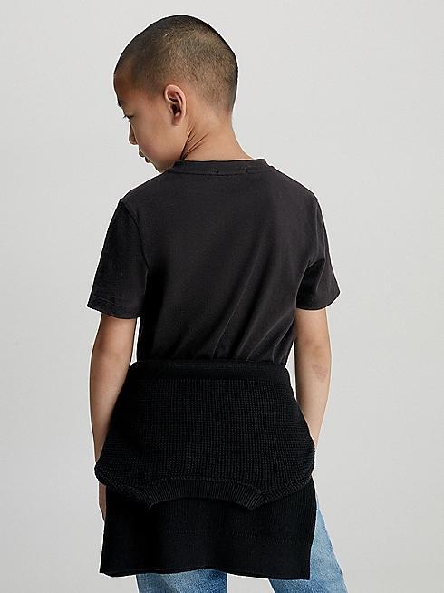 CKJ STACK LOGO V-NECK T-SHIRT 