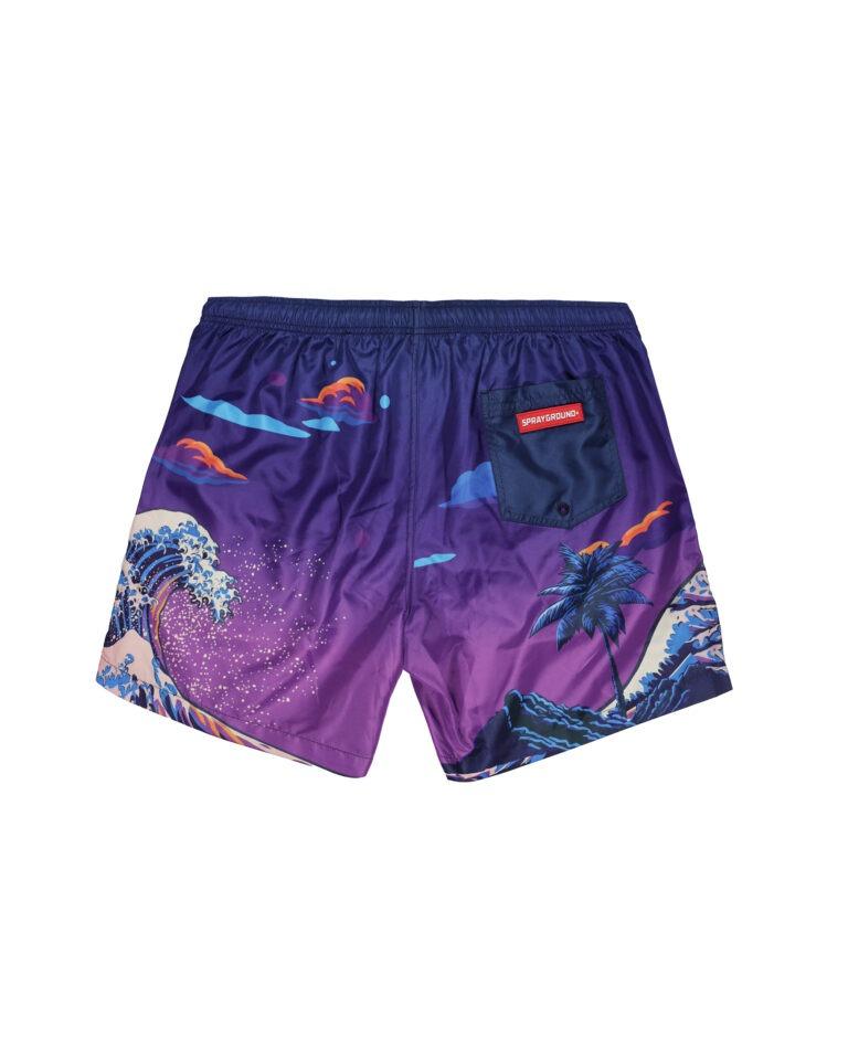 CAMO KAWA VICE SWIM TRUNKSPURPLE SP755PRPL/PURPLE SPRAYGROUND
