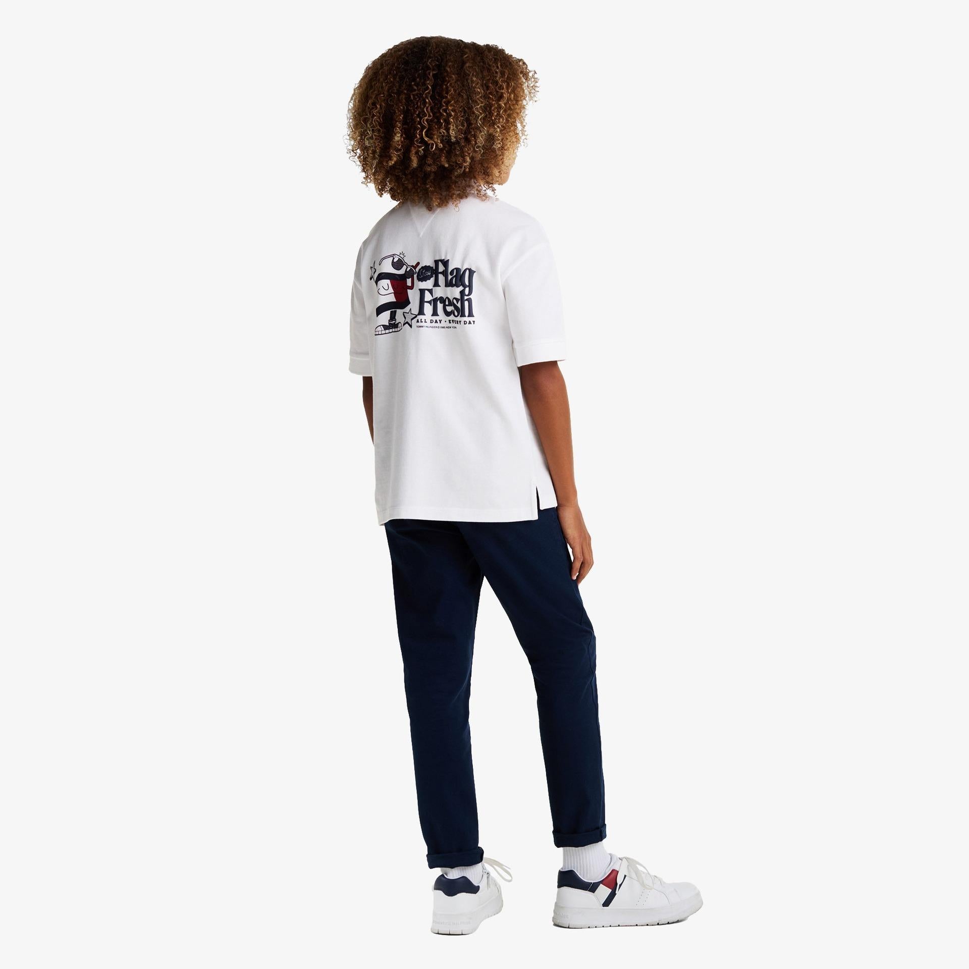 FLAG FUN REG POLO SS KB0KB09595/YBR TOMMY HILFIGER