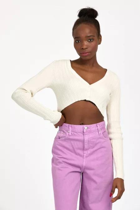 SHORT CARDIGAN J20J220445/YBI CALVIN KLEIN JEANS