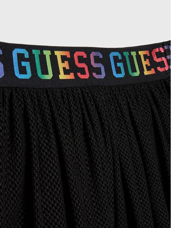 STRETCH NET MIDI SKIRT J3RD10KACZ0/JBLK GUESS