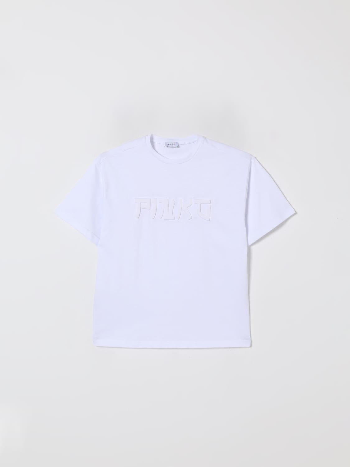 T-SHIRT MANICA LUNGA CON STAMPA CUORE PINKO KFTS029 C JE013/B000 PINKO