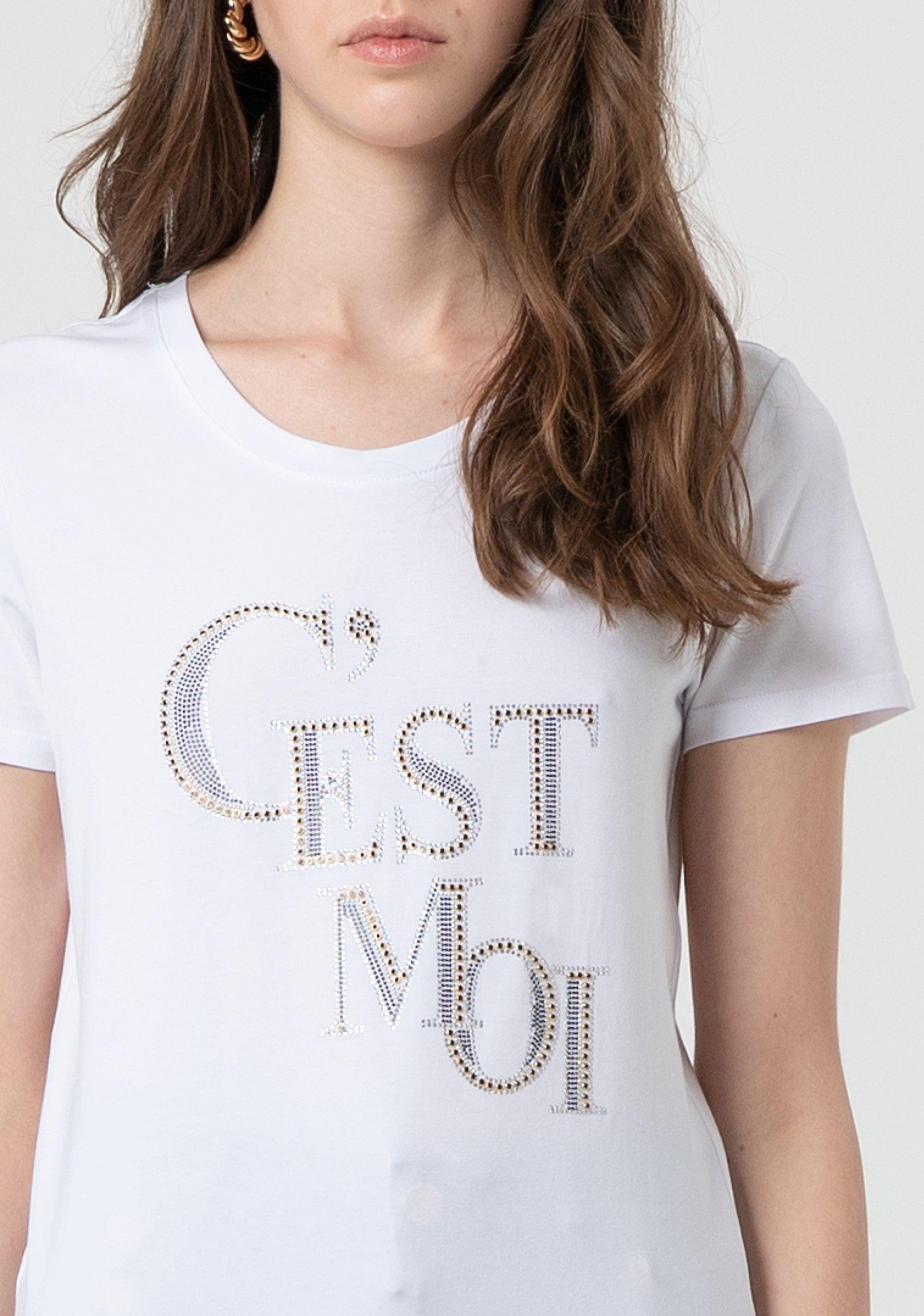 REGULAR T-SHIRT WHITE FR25ST3004J44908/278 FRACOMINA