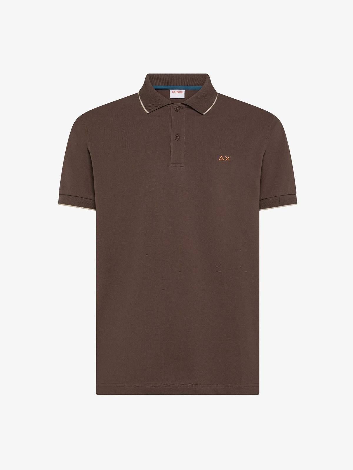 POLO SMALL STRIPE ON COLLAR S/S 
