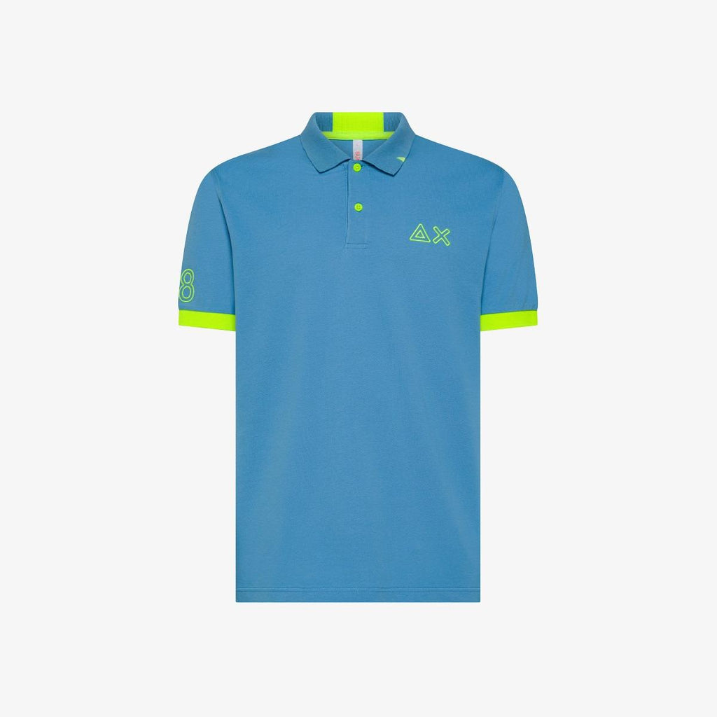 POLO LOGO FLUO S/S A35122/56 SUN68