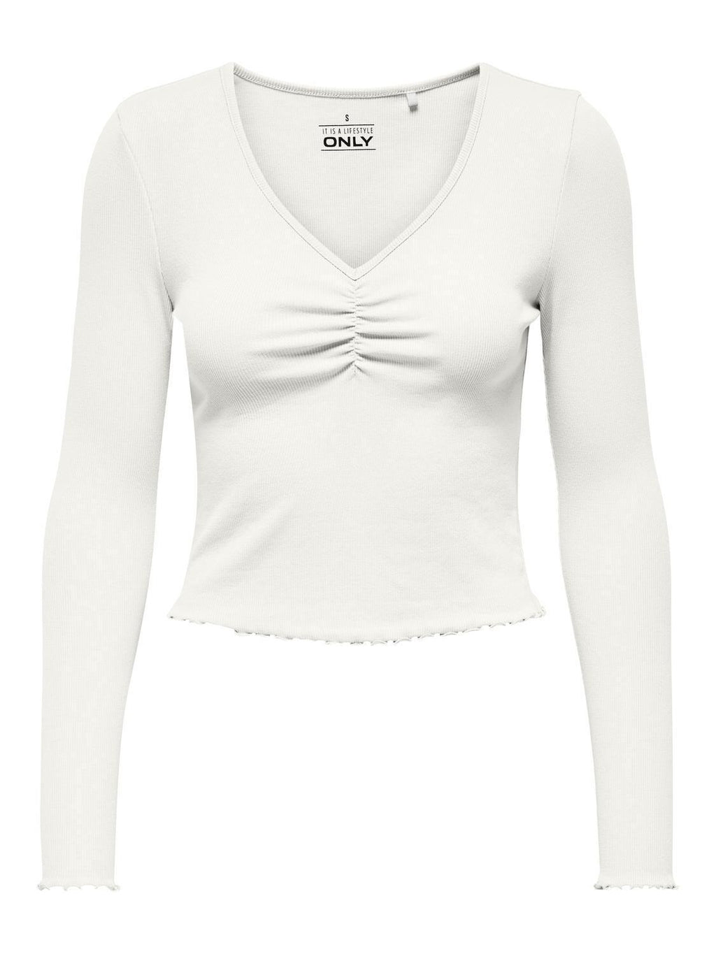 ONLBETTY L/S V-NECK TOP CC JRS 