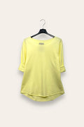 LOVEme Maglietta girocollo in cotone garzato