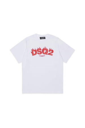 DSQUARED2 JUNIOR D2T1214U SLOUCH FIT T-SHIRT