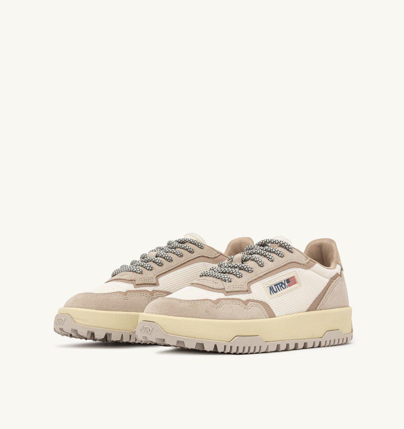 Sneakers Donna Wilpace Low in Mesh e Suede LDLW-AK03/WHIS-SAND AUTRY