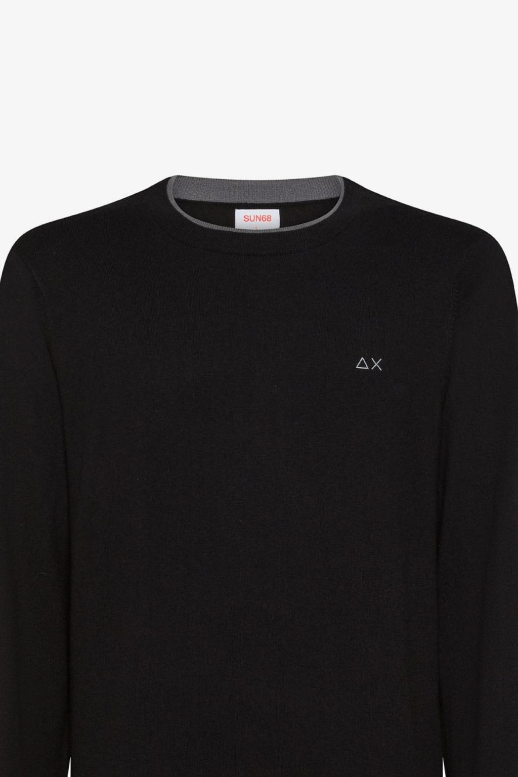 ROUND SWEATER DOUBLE RIB L/S K45141/11 SUN68