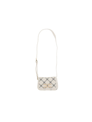 ELISABETTA FRANCHI La Mia Bambina BORSA TRACOLLA CON STAMPA LOSANGA LOGO