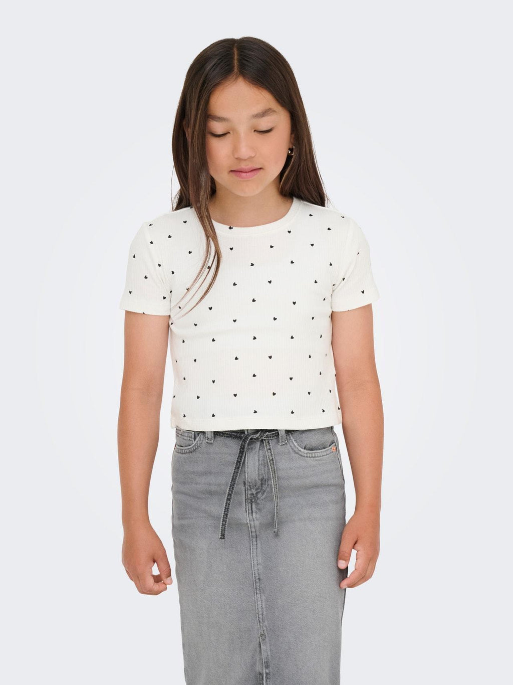 15346421/Cloud Dancer Black Hearts ONLY KIDS