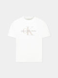 CALVIN KLEIN JEANS EMBOSSED CHECK MONO SS T-SHIRT