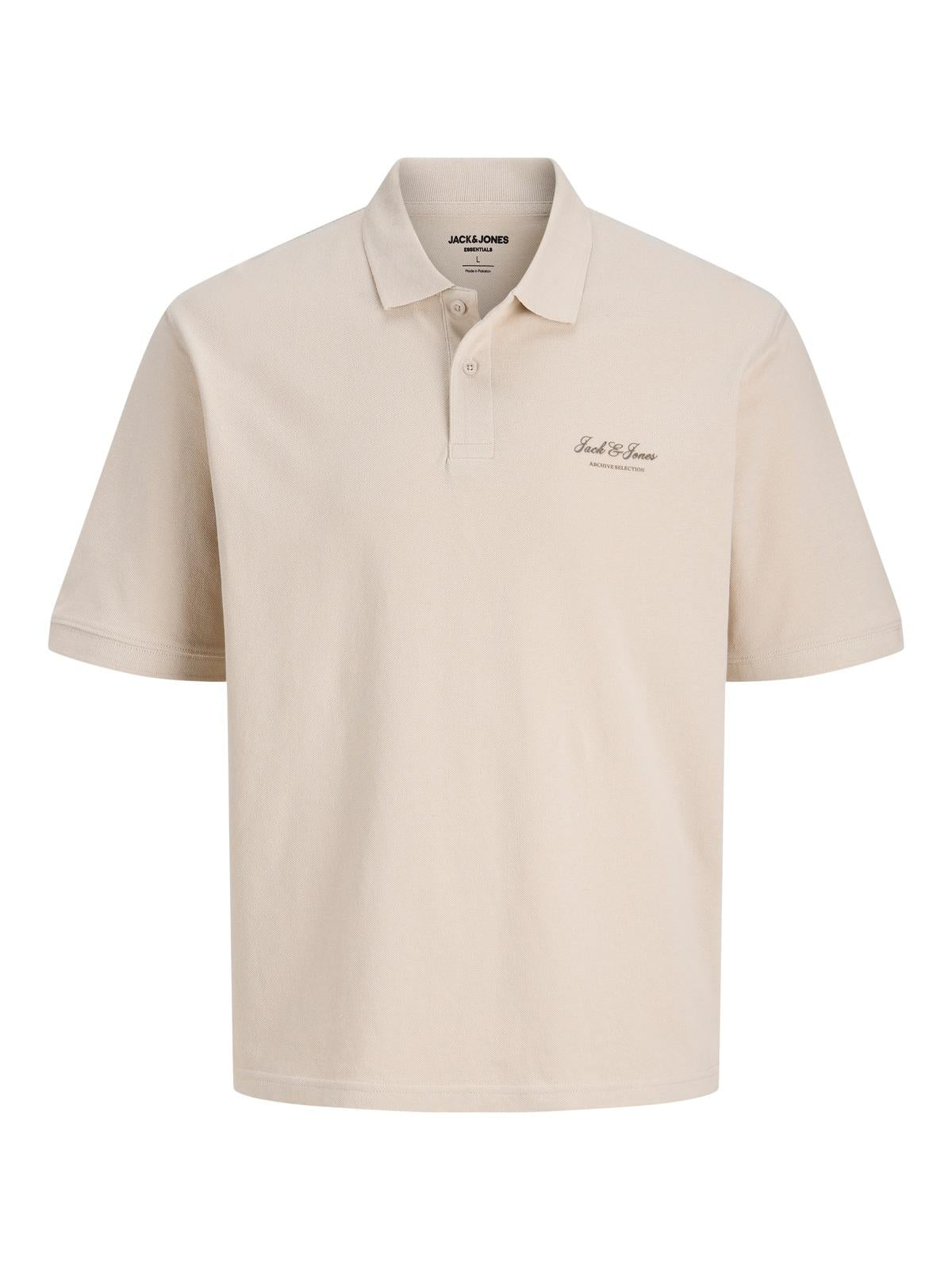 JJEARCHIVE GRAPHIC POLO SS LN 