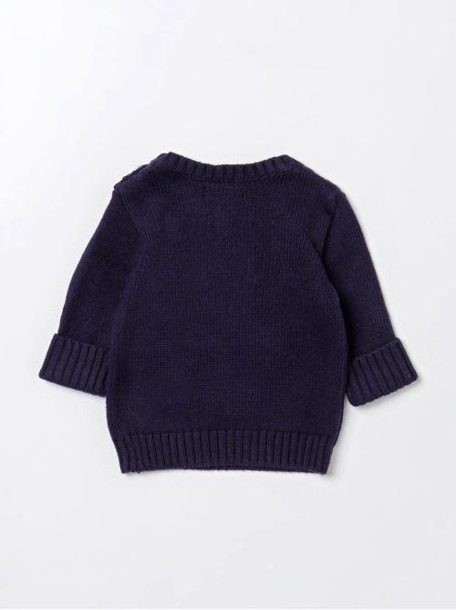LS CN BEAR-SWEATER-PULLOVER 