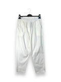 LOVEme Pantalone a sigaretta con elastico in vita in bengalina
