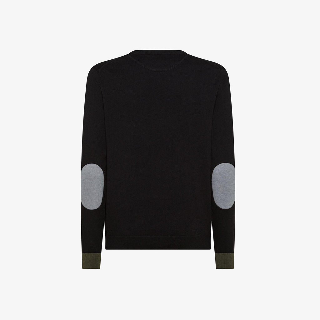 SWEATER ELBOW CONTRAST L/S 