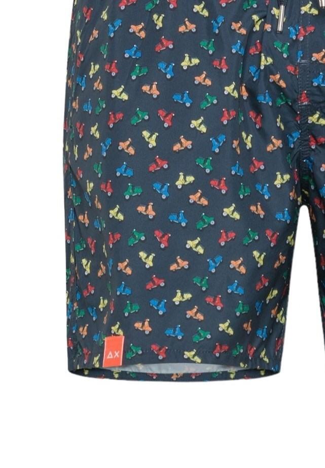 SWIM PANT TIE PATTERN H34127/07 SUN68