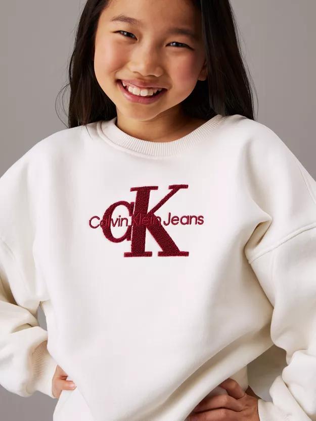 TEDDY MONOLOGO FLEECE CN IG0IG02738J/YBI CALVIN KLEIN JEANS