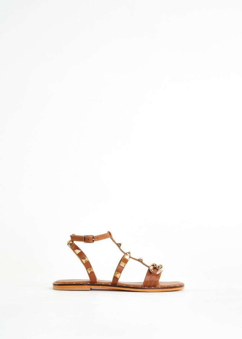SANDALO FLAT TAMPA LEATHER 