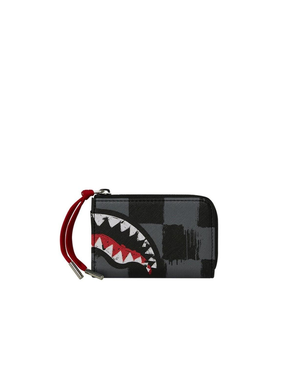 SHARKS IN PARIS GRAY PAINT WALLET 