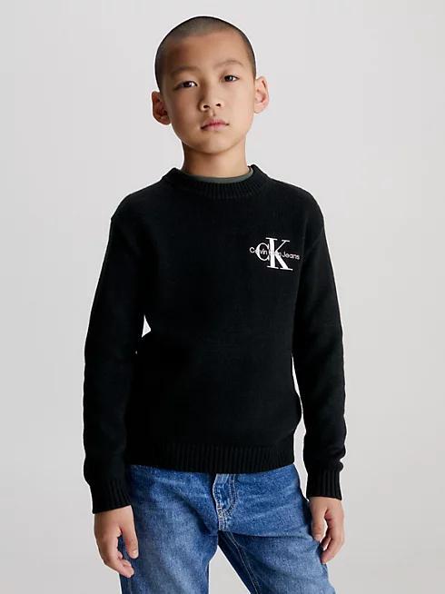 ESSENTIAL MONOGRAM SWEATER IB0IB01871/BEH CALVIN KLEIN JEANS