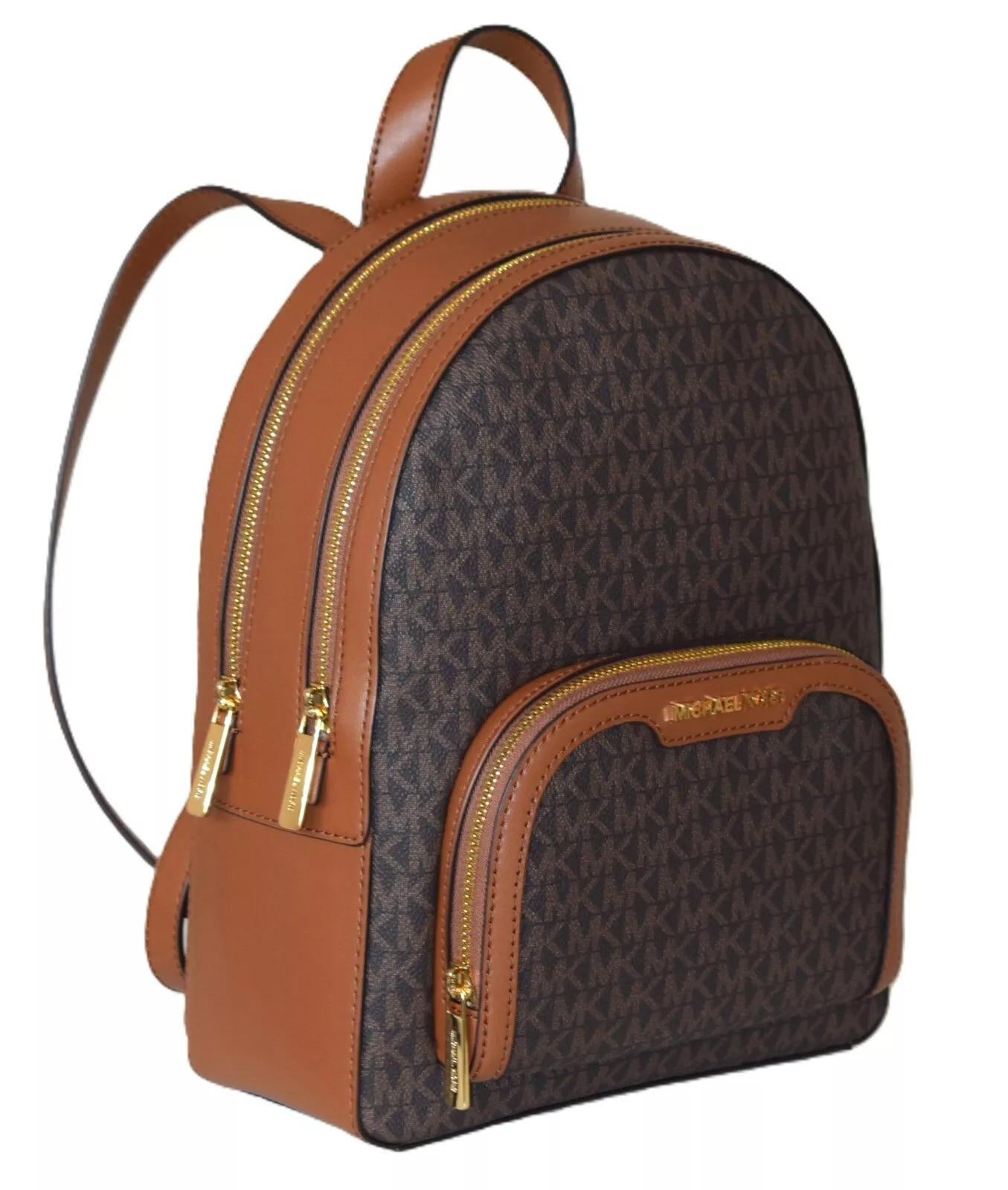 MD ZIP PKT BACKPACK 35S2G8TB2B/BROWN MICHAEL KORS