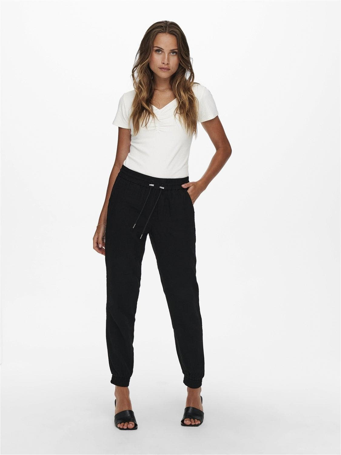 ONLKELDA-EMERY MW PULL-UP PANTS PNT NOOS 