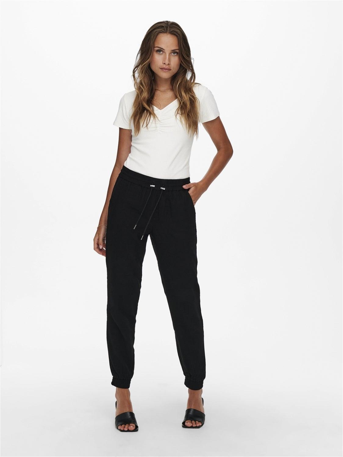 ONLKELDA-EMERY MW PULL-UP PANTS PNT NOOS 