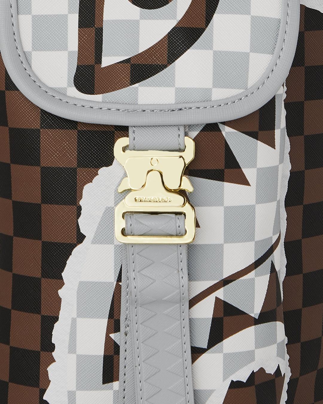 CREAM BROWN TEAR CHECK MONTECARLO 