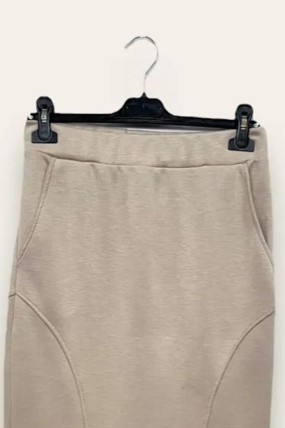 Gonna in scuba CL-10679-CL-18502/Beige LOVEme