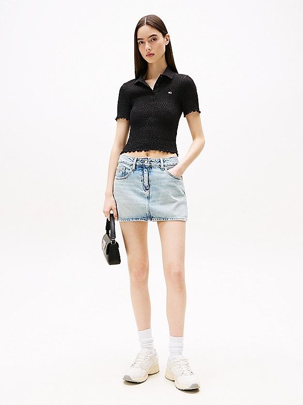 TJW SLIM SMOCK POLO DW0DW20296/BDS TOMMY JEANS