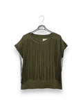 LOVEme T-shirt con frange
