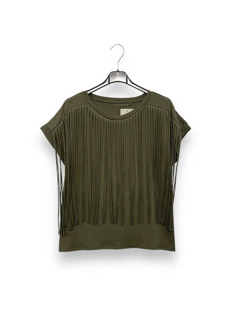 T-shirt con frange 
