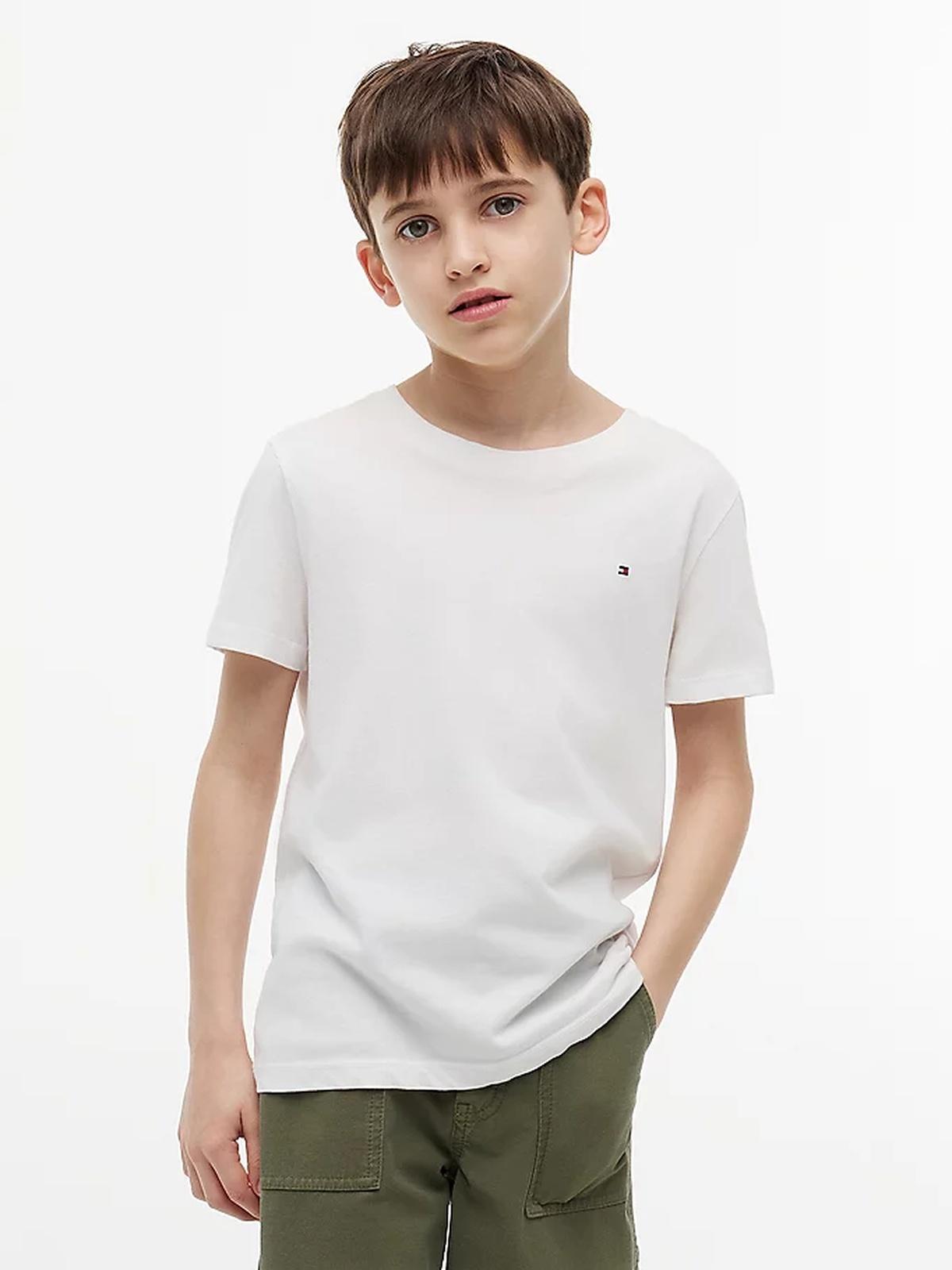 BOYS BASIC CN KNIT S/S 