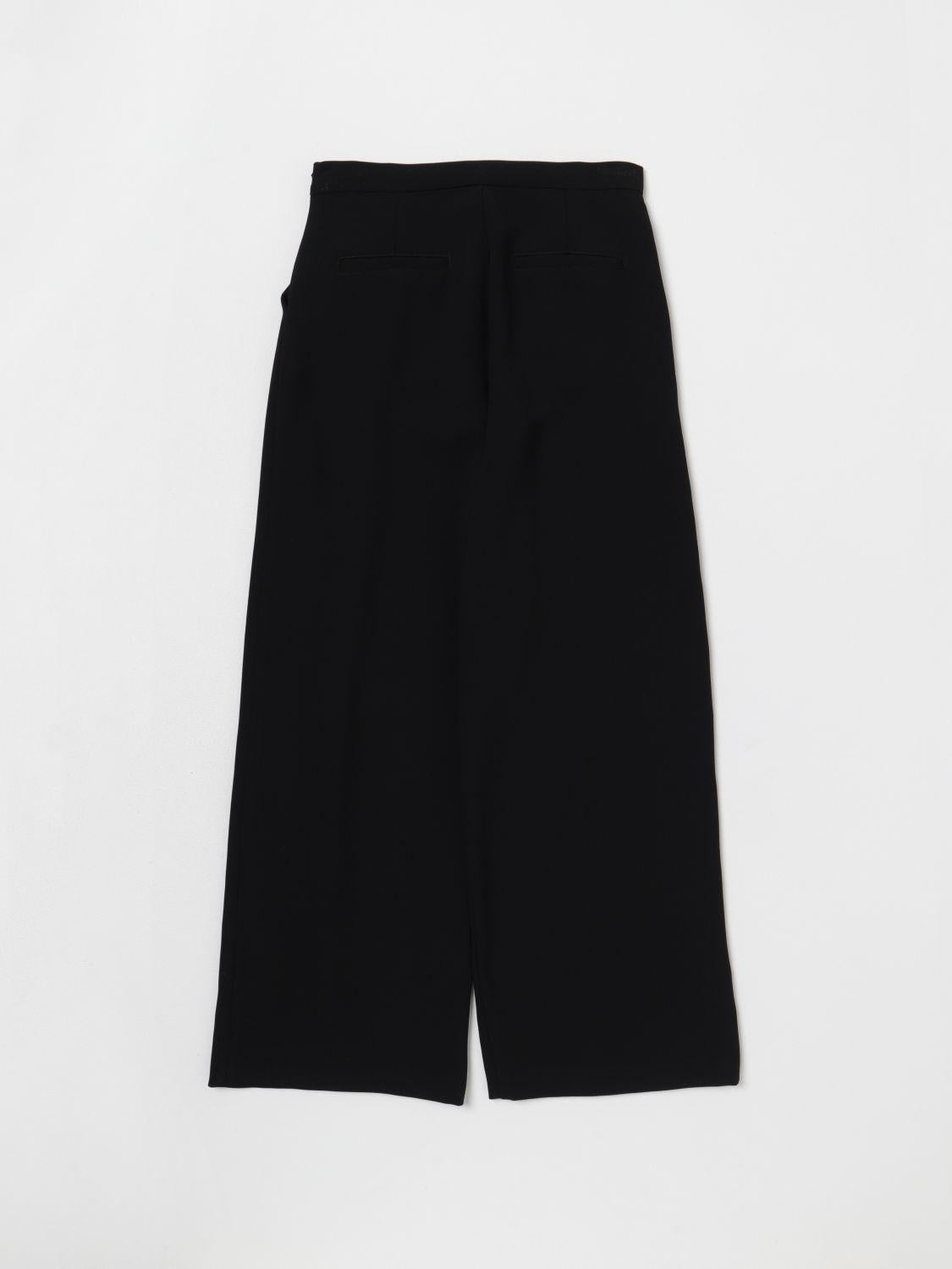 PANTALONE CON PLACCA E APPL. STRASS GA85 NERO 